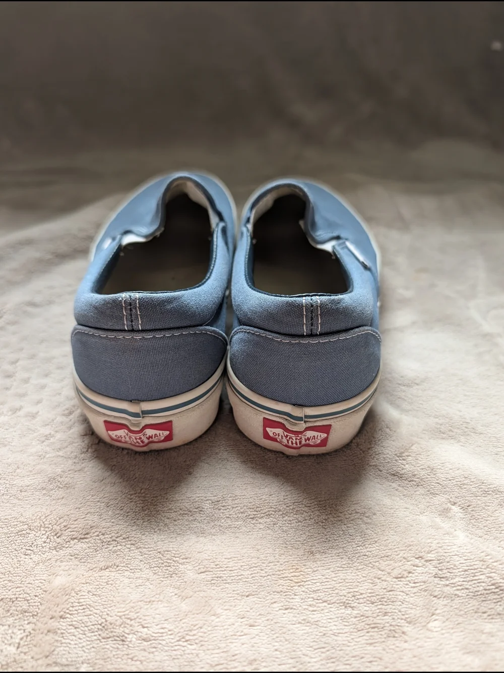 Vans Slip-On Canvas Loafers in Slate Blue